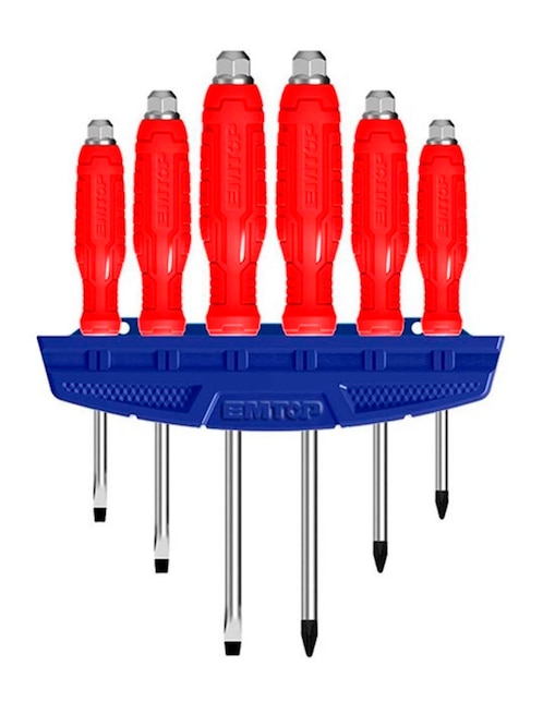 Imagen de producto Set de desarmadores Emtop ESSTGT0601 6 piezas