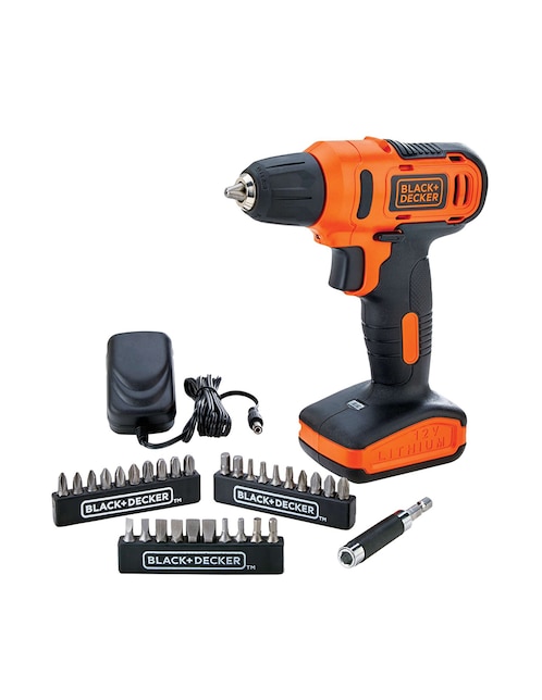 BLACK + DECKER Taladro y brocas Inalámbrico Black + Decker LD12SC-B3 de110-130 V