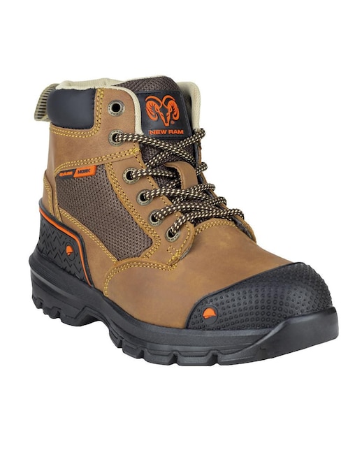 Bota industrial Ram de cuero y tela