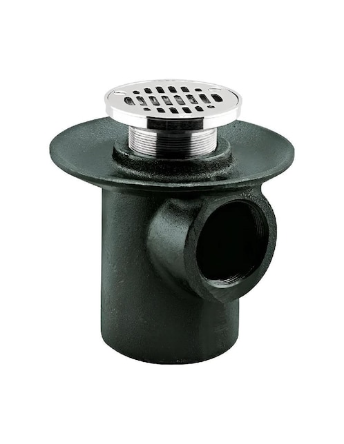 HELVEX Coladera para piso Helvex de acero inoxidable 24