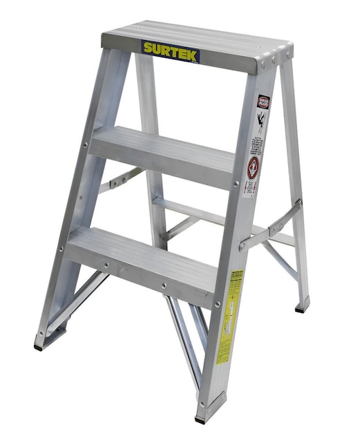 Escalera de tijera Surtek de aluminio