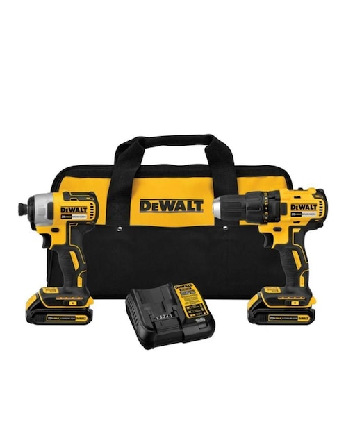 DEWALT Taladro y atornillador inalámbrico Dewalt DCK277D2 de 18 V