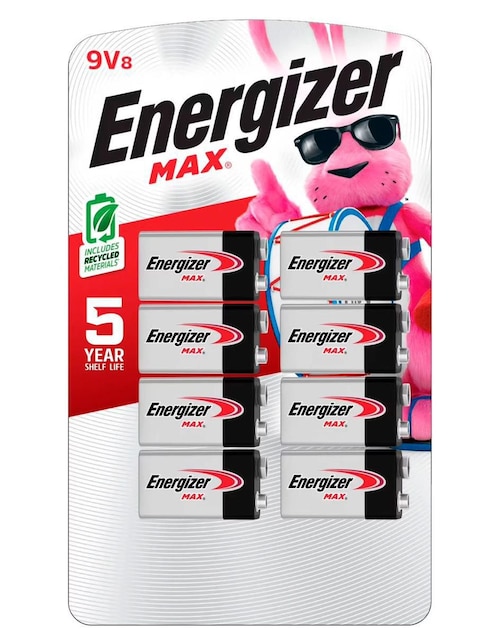 Batería cuadrada alcalino Energizer 9 V