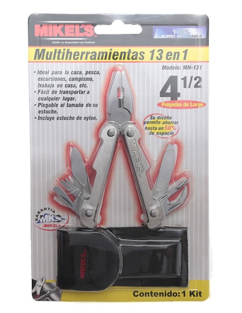 Imagen de producto Multiherramienta 13 en 1 Mikels