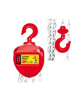 Imagen de producto Polipasto manual Mikel's rojo