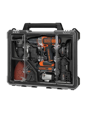 Kit De Multiherramientas Black + Decker BDCDMT1206KITC 20 Volts