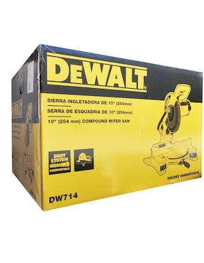 Sierra ingletadora Dewalt 10 pulgadas DW714-DWA
