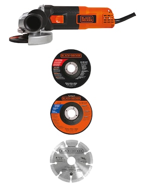 Esmeril angular Black + Decker 20 V