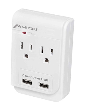 Multicontacto Mitzu con puertos USB