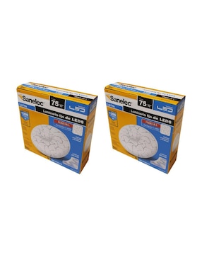 Set de plafones circulares Sanelec 15 W Ferrara 1133