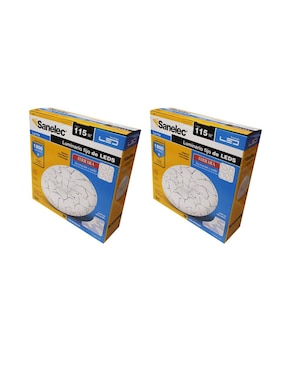 Set de plafones circulares 18 W Ferrara Sanelec 1134