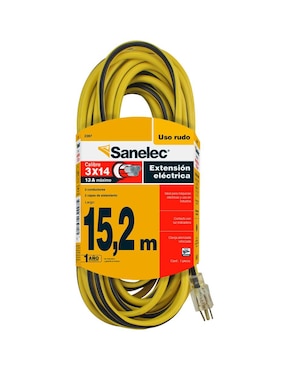 Extensión 15m 3x14 Sanelec 2297