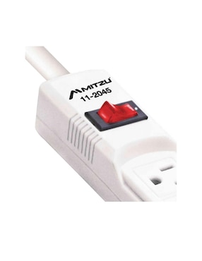 Multicontacto horizontal Mitzu 11-2045 blanco