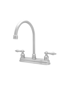 Mezcladora para cocina en acabado cromo y manerales de palanca, 8 Urrea 9329