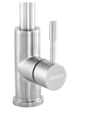 Monomando para cocina con nariz retráctil inox Urrea 9432INOX