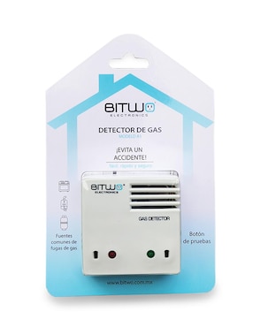 Detector de gas LP natural humo y monóxido de carbono Bitwo Electronics