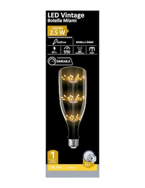 Foco LED Aksi vintage Botella Miami
