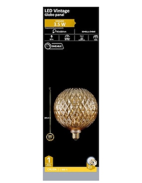 Foco Aksi vintage Globo Panal dimeable
