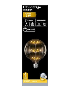 Foco LED Aksi vintage globo Pumpkin