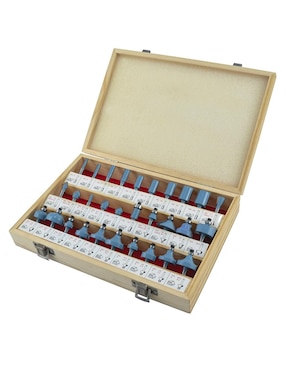 Juego de 30 brocas para router Silverline