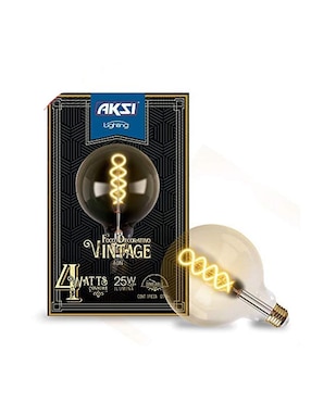 Foco LED Aksi Vintage Globo ADN consume 4W Dimeable
