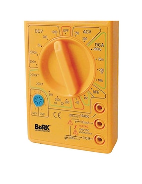 Multímetro Digital Bork con Frecuencia Buzzer