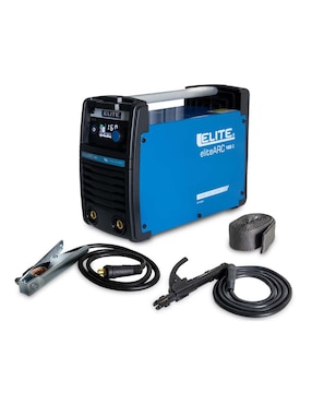 Soldadora inversor Elite 160s soporta electrodos de 1/8 hasta 5/32 Potencia 10-160 Amp