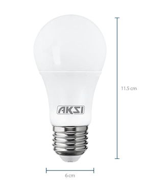 Foco led AKSI luz blanca y luz cálida 12W