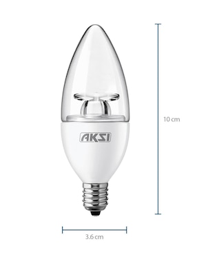 Foco led AKSI Vela Dimeable luz cálida 3000K 25W