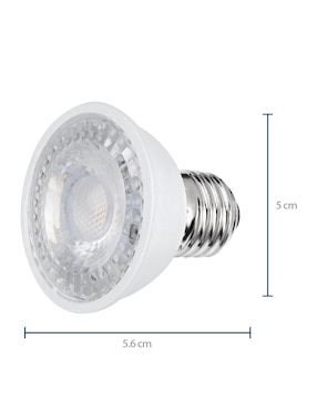 Foco led AKSI luz cálida 3000K 55W 7W