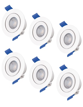 Luminario led AKSI 5W Base Circular luz blanca 6500K