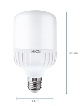 Foco led AKSI Alta Potencia tipo T 250W luz blanca 6500K