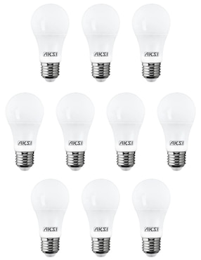 Foco led AKSI A19 5W luz blanca 6500K 127V