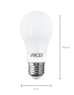 Foco led AKSI A19 Equivalent 60W luz cálida 3000K