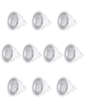 Foco led AKSI MR16 GU5.3 55W 7W luz cálida 3000K 127V