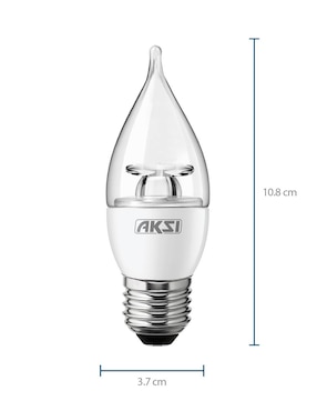 Foco led AKSI Flama 25W 4W luz cálida 3000K
