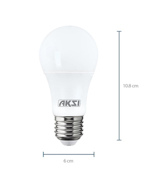 Foco led AKSI A19 Dimeable 60W 9W luz cálida 3000K