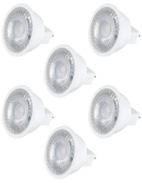 Foco led AKSI MR16 GU5.3 Dimeable 55W luz cálida 3000K