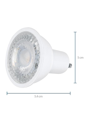 Foco led AKSI MR16 GU10 30W 3W luz blanca 6500K 127V