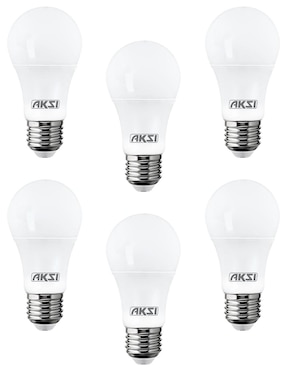 Foco led AKSI A19 12W 75W luz blanca 6500K
