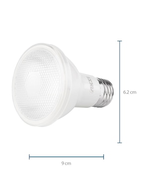 Foco led AKSI Par 20 6W IP65 70W luz cálida 3000K
