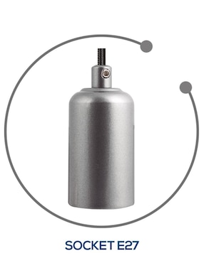 Luminario AKSI Basic Plata E27