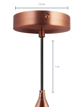 Luminario AKSI Classique Red Bronze mate