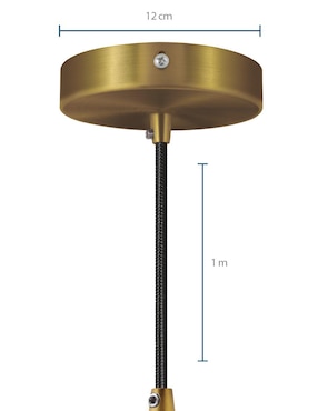 Luminario AKSI Milán Brown Bronze Mate E27