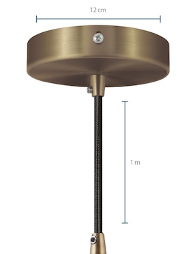 Luminario AKSI Milán Bronce Mate E27