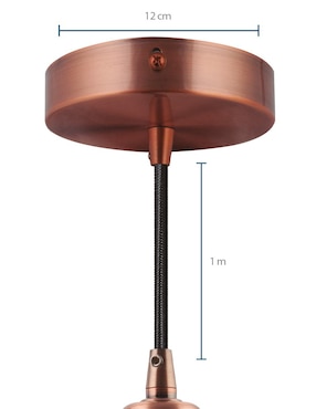Luminario AKSI Lisboa Red Bronze Brillante E27