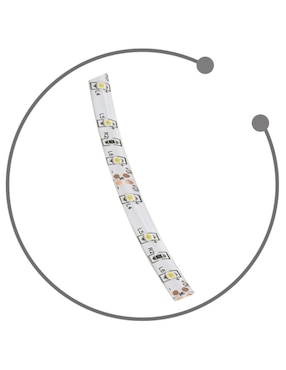 Tira LED AKSI Luz Verde SMD 3528 16W 5 mts