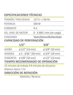Rotomartillo Aksi 390102 500 W