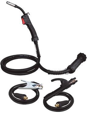 Soldadora para microalambre y electrodo AKSI 130 Amps 127V