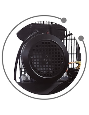 Compresor AKSI vertical de banda 240 Litros 4HP 2985W 220V